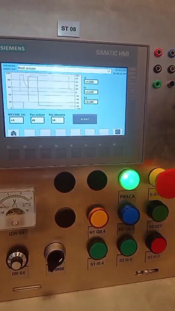 PID control 1-axis PLC S7-1200
