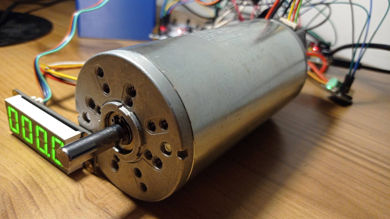 DC motor laboratory setup