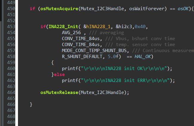 INA228 ADC configuration