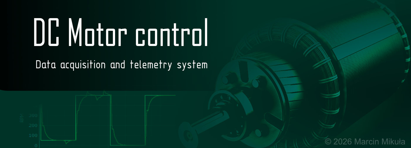 DC motor control & MQTT telemetry