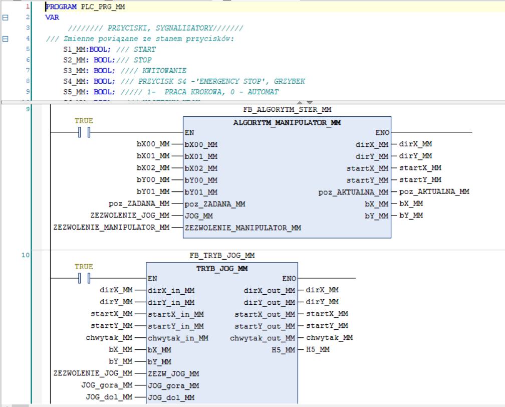 Ladder Diagram code in CODESYS