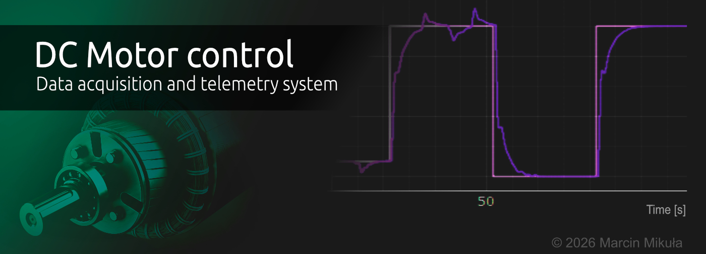 DC motor control & MQTT telemetry